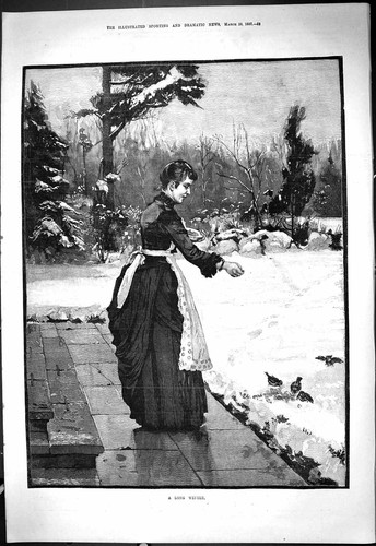 Original old antique - old, print