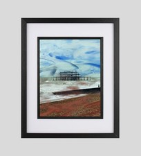 Framed Brighton West Pier Art