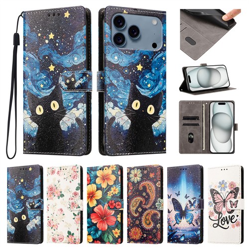 Patterned flip wallet - flip, case