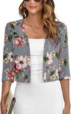 Womens 3/4 Sleeve Shrug