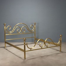 Antique Double Bed Brass