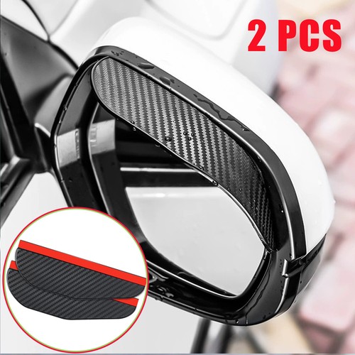 2pcs carbon fibre - black, car