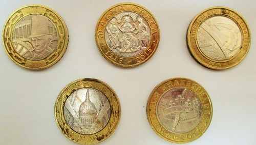 Two pound coins collectors - two,