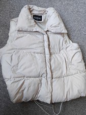 Girls Gillet Cream Puffy Body