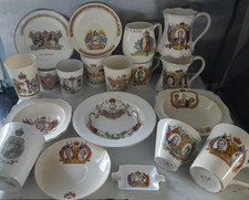 Job Lot Bundle King George V & VI, King Edward VII & VIII Mugs, Bowls, Plate....