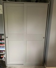 Ikea 2 Door Wardrobe Grey