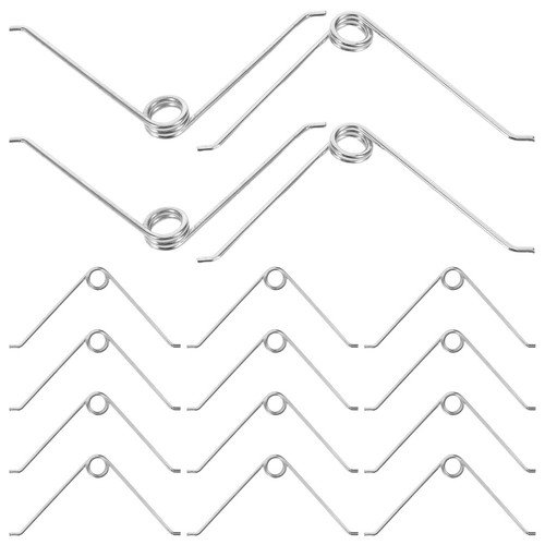 50pcs silver steel - silver, tension