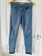 Topshop Moto 'LEIGH' Blue Grey Skinny Jeans - W28 L30 / UK10