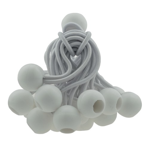 White heavy duty elastic ball - elastic,