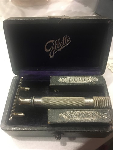 Antique gillette safety razor - antique,