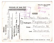 GB/GERMANY WW2 POW MAIL Card *2227 POW CAMP* 1945 BRISTOL Magdeburg KA138