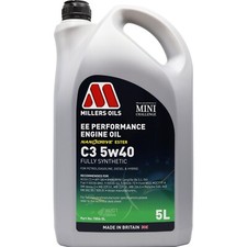 Millers Oils EE Performance C3 5w-40 5w40 Fully Synthetic Engine Oil 5 Litres 5L