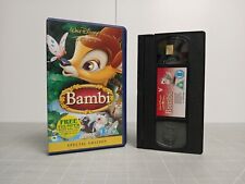 Very Rare Bambi Special Edition Walt Disney Video Tape VHS Cassette Film Movie
