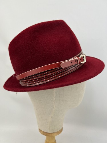 Philip treacy red velour poppy - treacy,