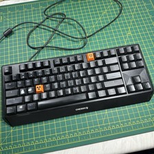 Cherry Mx Board 1.0 TKL Keyboard Black and Orange Wired Gaming