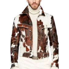 Mens Western Cowhide Leather