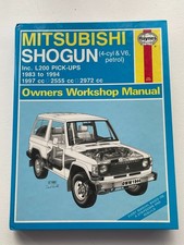Haynes Mitsubishi Shogun