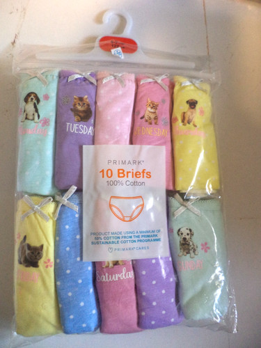 Primark girls briefs underwear