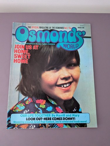 Osmonds world magazine - osmonds,