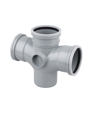 Osma pvc double branch - osma, 90°