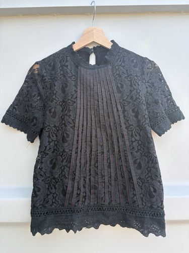 Black lace edwardian style - black,