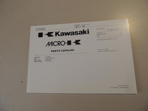 Parts catalog kawasaki jet ski - parts,