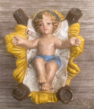Vintage Baby Jesus in Manger