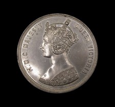 1862 INTERNATIONAL EXHIBITION CAPTAIN FOWKE 54mm MEDAL - BY OTTLEY