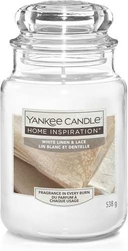 Yankee candle white linen - candle,