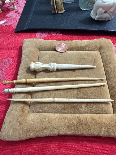 Antique hand carved scrimshaw - antique,