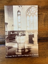 Postcard  Talbot Lane Church Font Rotherham  