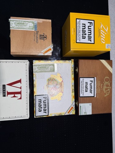 Empty assorted cigar - 5,