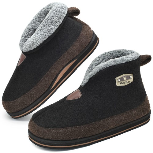 Men felt boot slippers - men's,