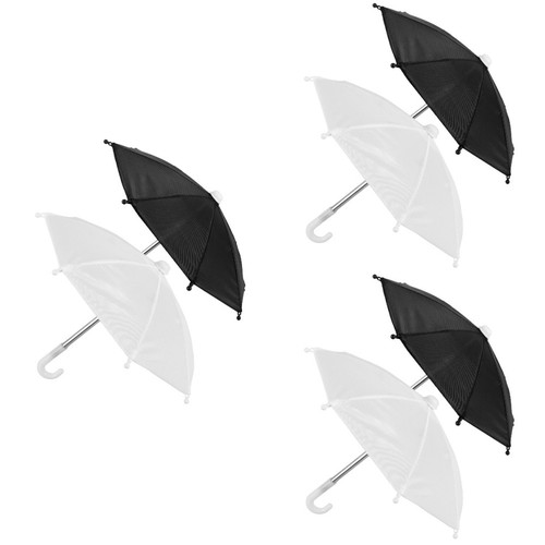 6pcs miniature doll umbrella - miniature,