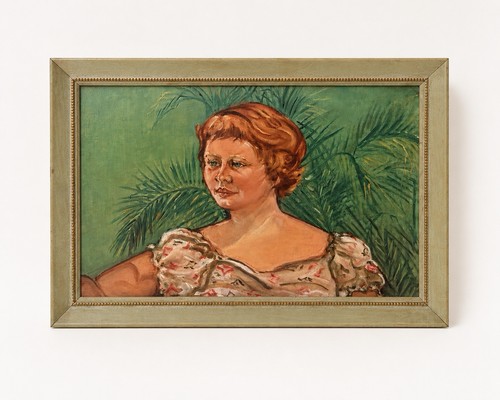 Vintage portrait painting - portrait,