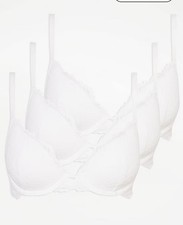 Rrp £24  White Lace Padded