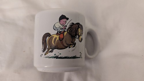 Norman thelwell cartoon mug - cartoon, by