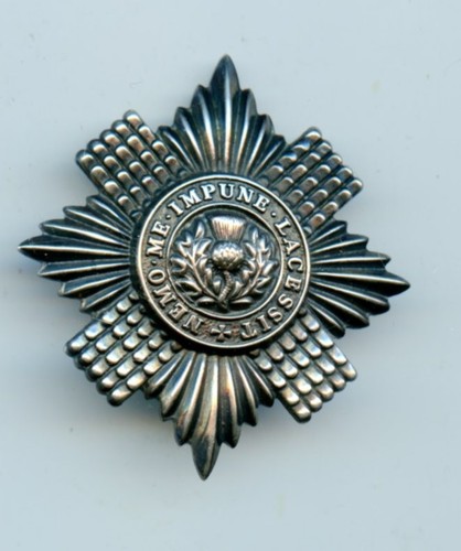 Scots guards silver cap - scots,