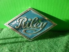RILEY KESTREL ADO 16 VINTAGE ENAMEL BONNET HOOD RADIATOR GRILLE CAR BADGE EMBLEM
