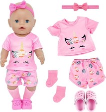 5 Pcs Doll Clothes Compatible