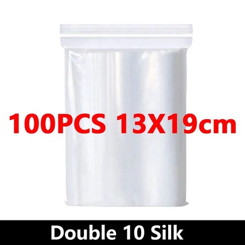 100 small clear plastic - small,