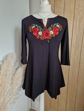 Brand New Pretty Gypsy/Boho Style Long Top, Size M