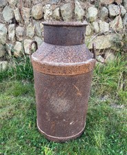 Antique Milk Churn - Daws Creameries, Saltash - Rusty Old Vintage 1930’s Garden