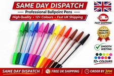 12x Coloured Ballpoint Pens