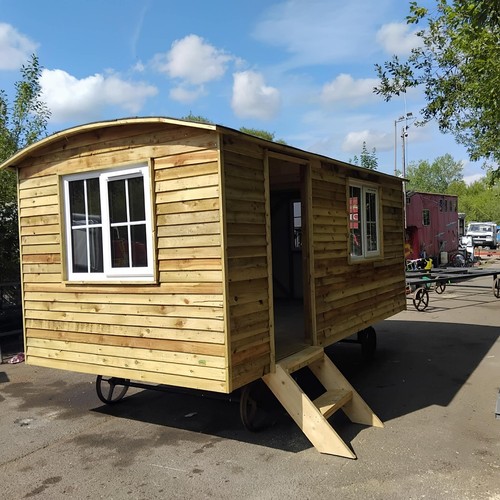 Shepherds hut home office - hut,