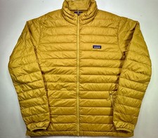 Patagonia Men's Down Sweater Jacket Large, Yellow/Gold Size XXL