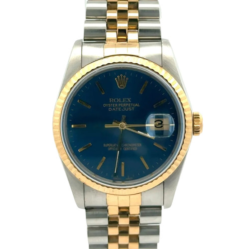 Rolex datejust navy blue - rolex,