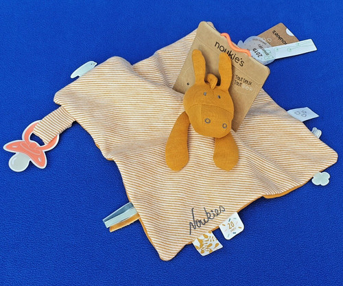 Noukies donkey cuddly towel - cuddly,