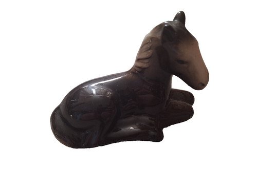 Beswick shire horse - horse, foal