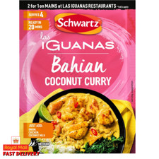 Schwartz Las Iguanas Bahian Coconut Curry Recipe Mix 25g BB LATE 2026
